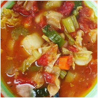 Homemade minestrone, check our social media for any soup specials
